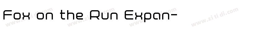 Fox on the Run Expan字体转换 Fox on the Run Expan字体转换